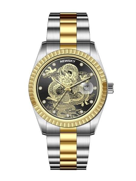  ĐỒNG HỒ NEWSKY NS5020G.S07 Nam máy quartz Kính sapphire Size 40mm 3ATM 
