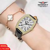  ĐỒNG HỒ NEWSKY NS5003L.L06 Nữ Máy quartz Kính sapphire Size 28x38mm 3ATM 