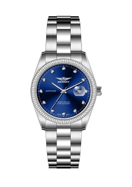  ĐỒNG HỒ NEWSKY NS5021L.S02 Nữ máy quartz Kính sapphire Size 31mm 3ATM 