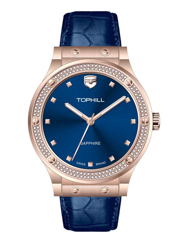  ĐỒNG HỒ TOPHILL TA053L.ML3352 Nữ Máy quartz Dây da Kính sapphire 5ATM 