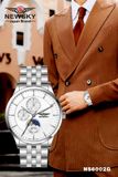  ĐỒNG HỒ NEWSKY NS6002G.S01 Nam máy quartz Kính sapphire Size 40mm 5ATM 