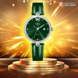  ĐỒNG HỒ TOPHILL TE063L.MG1A57 Nữ Máy quartz(pin) Dây da Kính sapphire 3ATM 