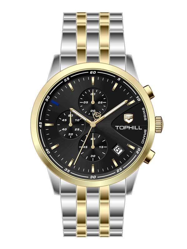  ĐỒNG HỒ TOPHILL TL022G.S6152 Nam Máy Quartz(pin) Kính sapphire Size 42mm 5ATM 