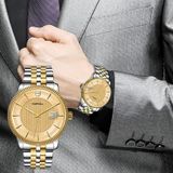  ĐỒNG HỒ TOPHILL TW091G.S6957 Nam máy quartz kính sapphire size 40mm 5ATM 
