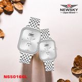  ĐỒNG HỒ NEWSKY NS5016G.S01 Nam máy quartz kính sapphire 3ATM 