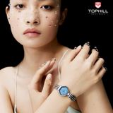  ĐỒNG HỒ TOPHILL TOC001L.S1332 Nữ máy quartz kính sapphire size 27x30mm 3ATM 