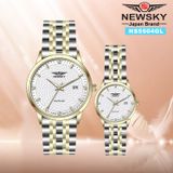  ĐỒNG HỒ NEWSKY NS5504L.S04 nữ máy quartz kính sapphire size 30mm 3ATM 