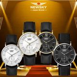  ĐỒNG HỒ NEWSKY NS5503G.L01 nam máy quạt kính sapphire size 38mm 3ATM 