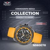  ĐỒNG HỒ NEWSKY NS6007G.L01 Nam máy quartz Kính sapphire size 44mm 5ATM 