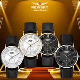  ĐỒNG HỒ NEWSKY NS5503G.L03 nam máy quatz kính sapphire size 38mm 3ATM 