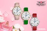  ĐỒNG HỒ NEWSKY NS5502L.L04 nữ máy quartz kính sapphire size 30mm 3ATM 