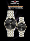  ĐỒNG HỒ NEWSKY NS5005L.S04 Nữ máy quartz kính sapphire size 30mm 3ATM 