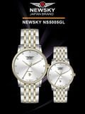  ĐỒNG HỒ NEWSKY NS5005G.S03 Nam Máy quartz Kính sapphire Size 38mm 3ATM 