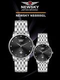  ĐỒNG HỒ NEWSKY NS5005G.S02 Nam Máy quartz kính sapphire size 38mm 3ATM 