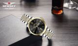  ĐỒNG HỒ NEWSKY NS5018G.S03 Nam máy quartz kính sapphire size 40mm 3ATM 