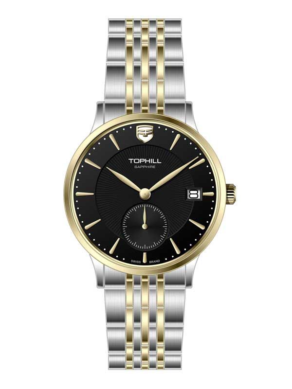  ĐỒNG HỒ TOPHILL TA051G.S6152 Nam Máy Quartz(pin) Kính sapphire Size 40mm 3ATM 