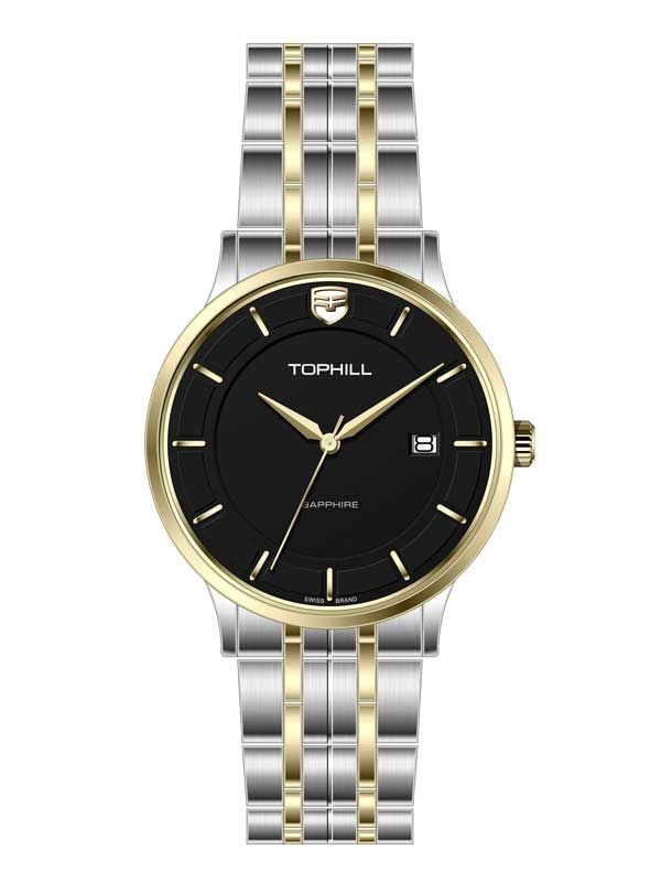  ĐỒNG HỒ TOPHILL TA039G.S6152 Nam Máy Quartz(pin) Kính sapphire Size 40mm 5ATM 