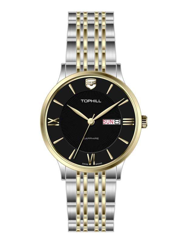  ĐỒNG HỒ TOPHILL TA050G.S6192 Nam Máy Quartz(pin) Kính sapphire Size 40mm 5ATM 