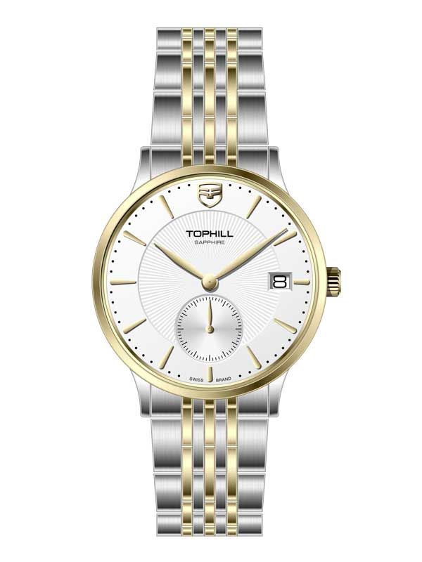  ĐỒNG HỒ TOPHILL TA051G.S6652 Nam Máy Quartz(pin) Kính sapphire Size 40mm 3ATM 
