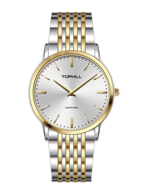  ĐỒNG HỒ TOPHILL TA058G.S6652 Nam máy quartz kính sapphire size 39mm 3ATM 