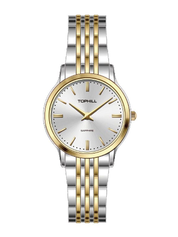  ĐỒNG HỒ TOPHILL TA058L.S6652 Nữ máy quartz kính sapphire size 29mm 3ATM 