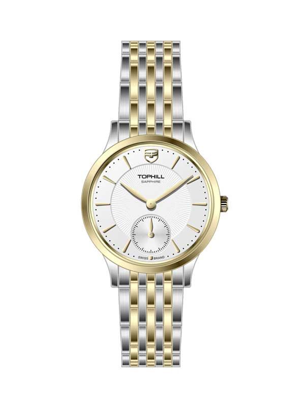  ĐỒNG HỒ TOPHILL TA051L.S6652 Nữ Máy Quartz(pin) Kính sapphire Size 30mm 3ATM 