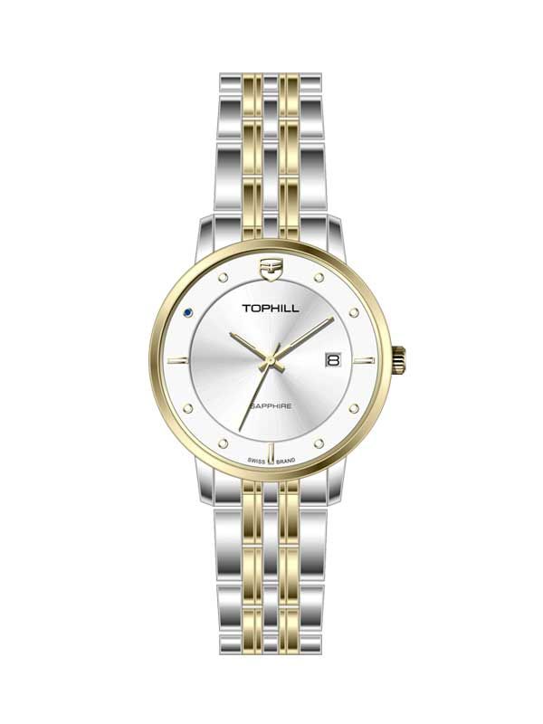  ĐỒNG HỒ TOPHILL TA052L.S6682 Nữ Máy Quartz(pin) Kính sapphire Size 30mm 5ATM 