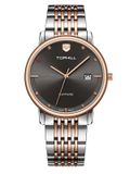  ĐỒNG HỒ TOPHILL TA033G.S7152 Nam dây Thép 316L máy Quartz kính Sapphire Size 39mm 3ATM 