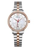 ĐỒNG HỒ TOPHILL TE037L.M7237 Nữ dây Thép 316L máy Quartz kính Sapphire Size 32mm 5ATM 