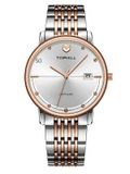  ĐỒNG HỒ TOPHILL TA033G.S7252 Nam Dây Thép 316L máy Quartz kính Sapphire Size 39mm 3ATM 
