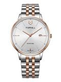  ĐỒNG HỒ TOPHILL TW065G.S7257 Nam dây thép 316L máy Quartz kính Sapphire Size 41,5mm 3ATM 