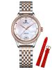 ĐỒNG HỒ TOPHILL TE032L.M7288 Nữ dây Thép 316L máy Automatic kính Sapphire Size 31mm 5ATM