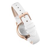  ĐỒNG HỒ TOPHILL TE036L.NW3237 Nữ dây da máy Quartz kính Sapphire Size 30mm 3ATM 