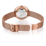  TOPHILL TS006L.S3637 Nữ, dây Lưới, vỏ Thép 316L, máy Quartz, kính Sapphire, chịu nước 3ATM 