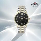  ĐỒNG HỒ NEWSKY NS5009G.S04 Nam máy quartz kính sapphire size 38mm 3ATM 