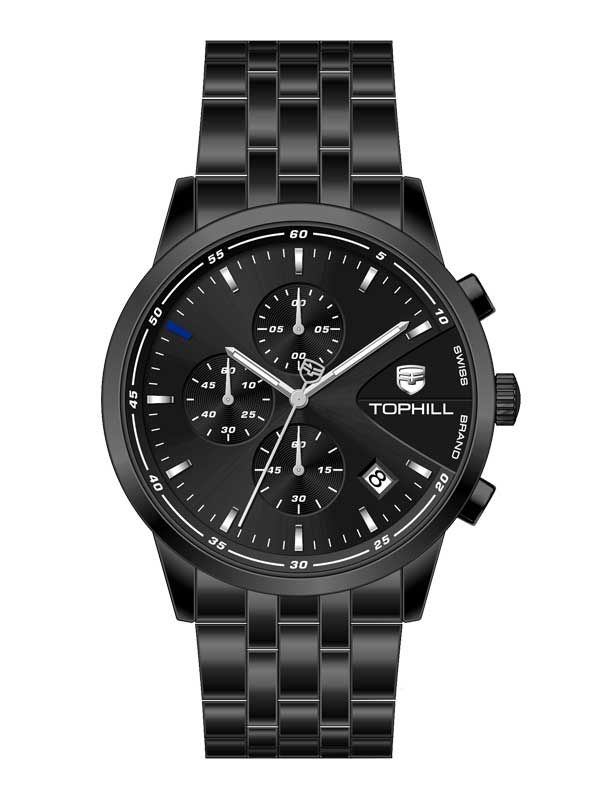  ĐỒNG HỒ TOPHILL TL022G.S5152 Nam Máy Quartz(pin) Kính sapphire Size 42mm 5ATM 