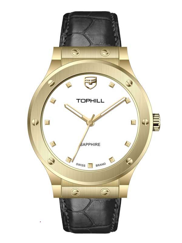  ĐỒNG HỒ TOPHILL TA053L.SB2652 Nữ Máy quartz Dây da Kính sapphire 5ATM 