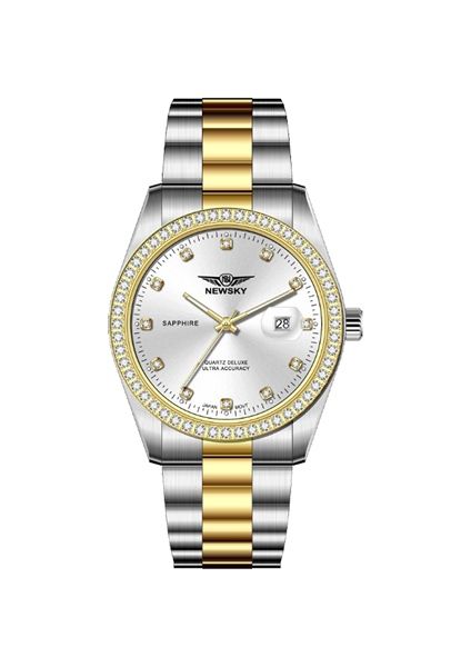  ĐỒNG HỒ NEWSKY NS5021G.S03 Nam máy quartz Kính sapphire Size 40mm 3ATM 