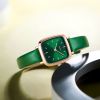  ĐỒNG HỒ TOPHILL TH005L.PG3A52 Nữ Máy quartz Kính sapphire Size 26x27mm 3ATM 