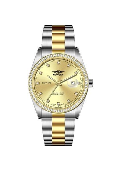  ĐỒNG HỒ NEWSKY NS5021G.S04 Nam máy quartz Kính sapphire Size 40mm 3ATM 