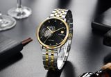  ĐỒNG HỒ TOPHILL TW060G.S6158 Nam dây thép 316L máy Automatic kính Sapphire Size42mm 5ATM 