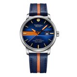  ĐỒNG HỒ TOPHILL TD002G.S1358 Nam dây Thép 316L máy Automatic kính Sapphire Size 44mm 5ATM 