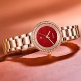  ĐỒNG HỒ TOPHILL TH003L.M3732 Nữ máy quartz kính sapphire size 28mm 5ATM 