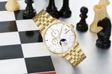  ĐỒNG HỒ TOPHILL TW085G.S2262 Nam Máy Quartz(pin) Kính sapphire Size 40mm 5ATM 