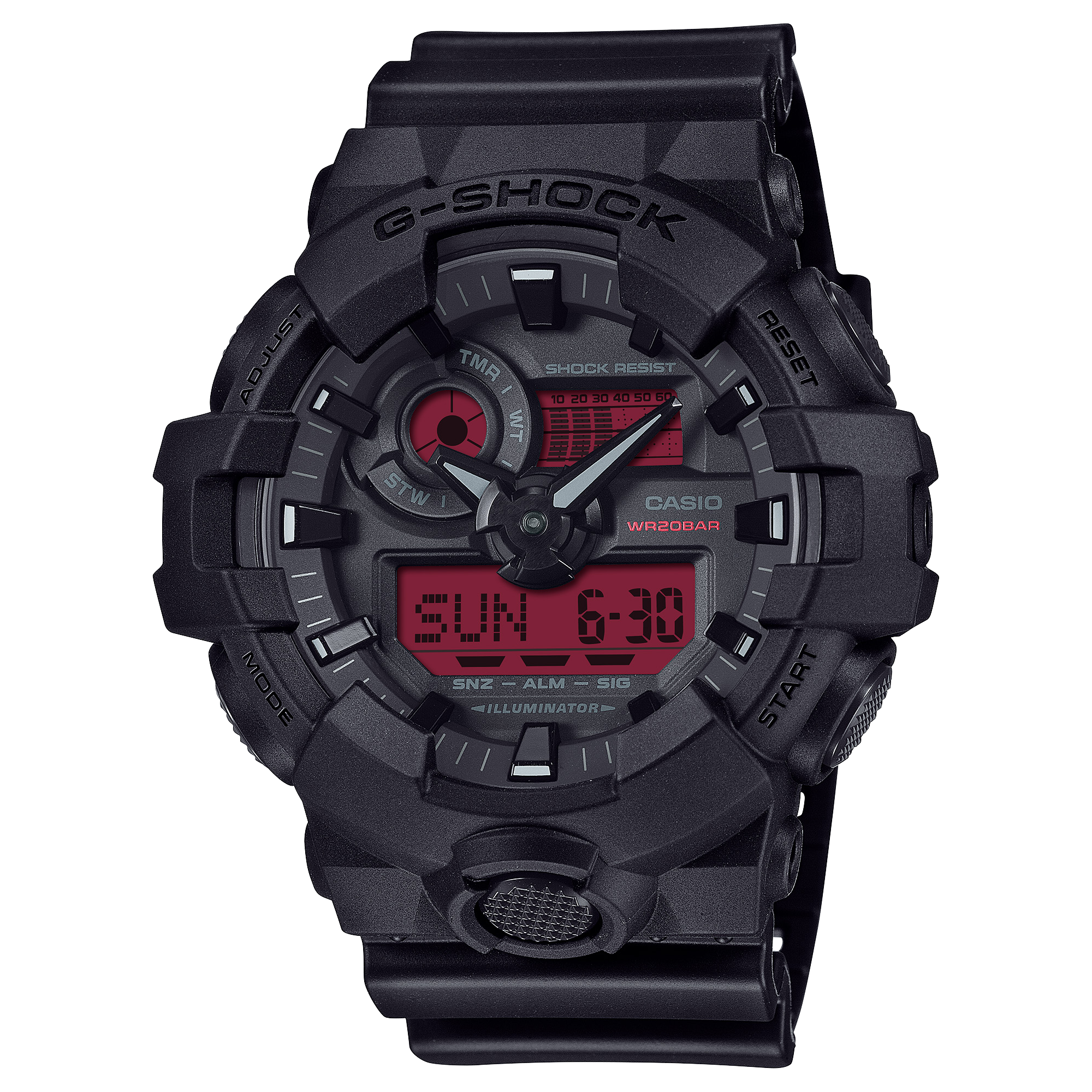  ĐỒNG HỒ CASIO GA-700BBR-1ADR 