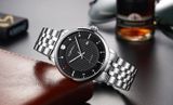  ĐỒNG HỒ TOPHILL TA032G.S1138 Nam dây Thép 316L máy Automatic kính Sapphire Size 42mm 5ATM 