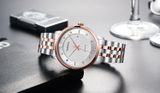  ĐỒNG HỒ TOPHILL TA032G.S7238 Nam dây Thép 316L máy Quartz kính Sapphire Size 42mm 5ATM 