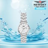 ĐỒNG HỒ NEWSKY NS5504L.S01 nữ máy quartz kính sapphire size 30mm 3ATM 