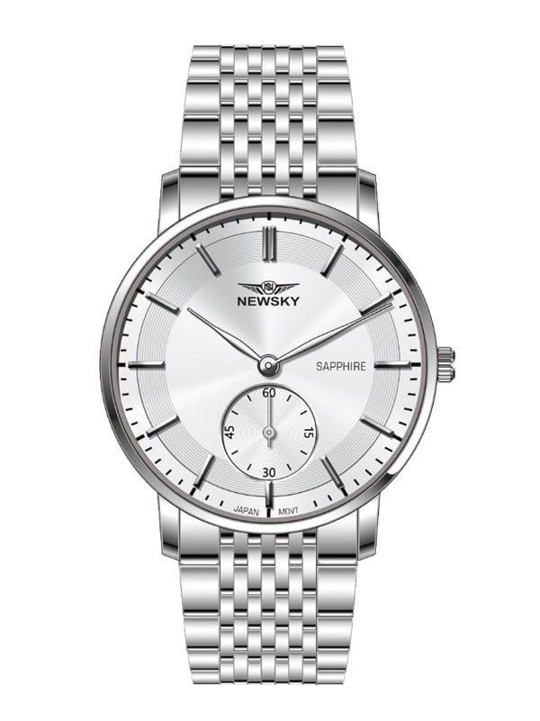  ĐỒNG HỒ NEWSKY NS5007G-S01 Nam máy quartz kính sapphire  3ATM 