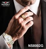 ĐỒNG HỒ NEWSKY NS8002G.S04 Nam máy automatic Kính sapphire Size 40mm 5ATM 